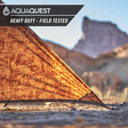 Aquaquest Defender Tarp - Heavy-Duty Waterproof (20,000 Mm) Seam-Taped Rain Fly For Camping, Bushcraft & Survival - 20  13 True