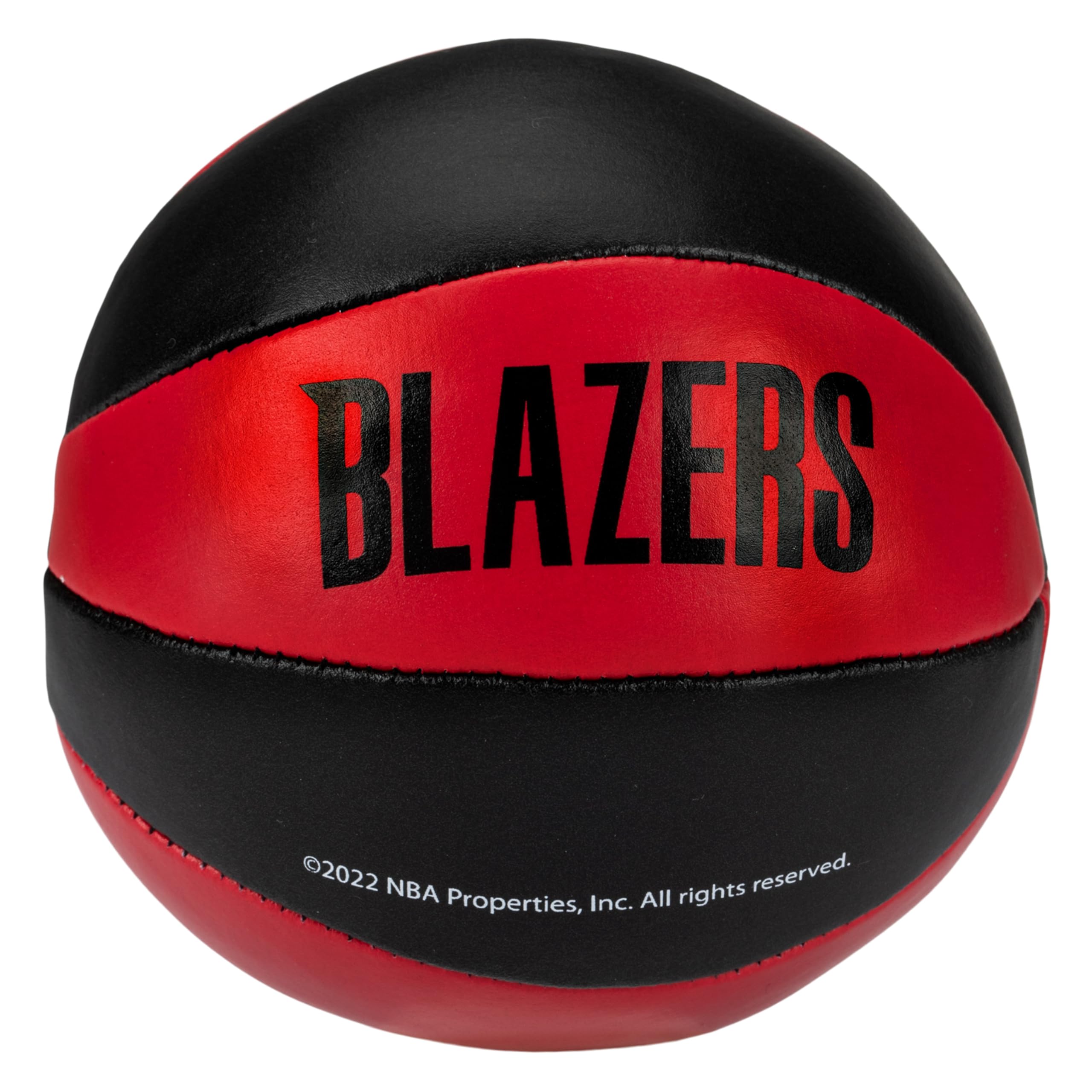 Franklin Sports Nba Portland Trail Blazers Toy Basketballs - 2 Pack Of Kids Soft Mini Basketballs For Over The Door + Indoor Hoo