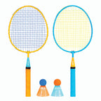 Franklin Sports Badminton Racket Set - Smashminton, Oversize - 2 Player Backyard Youth Set With Birdies For Kids