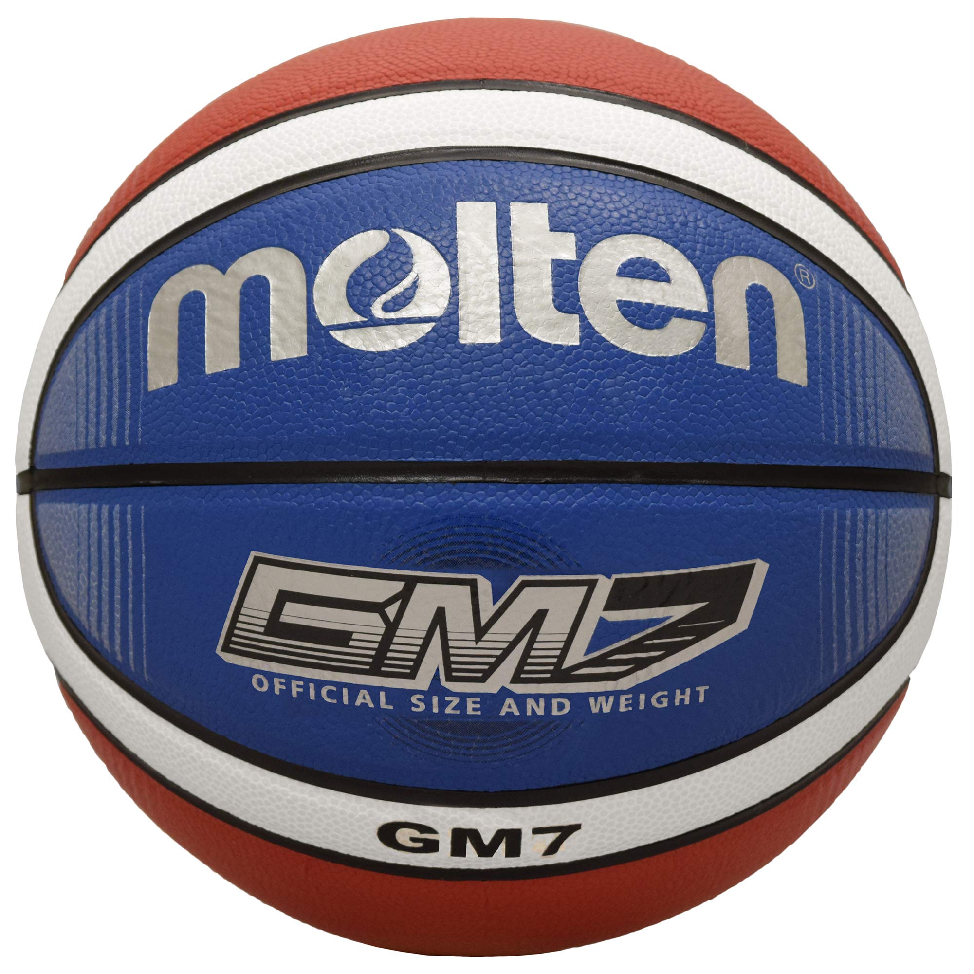 Molten Bgmx7-C Bgmx-C Basketball, Red/White/Blue, Official Size 7