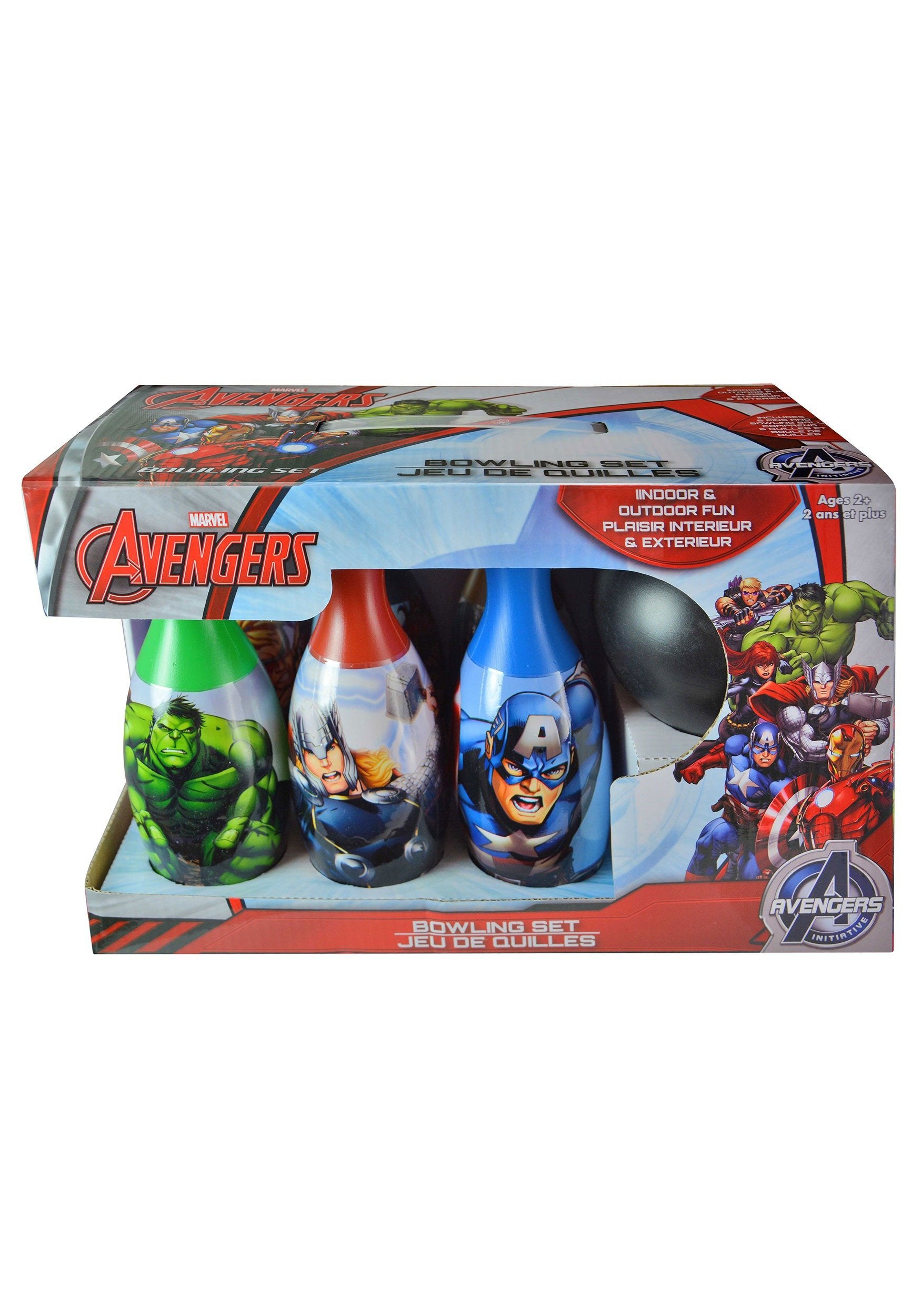 What Kids Want Avengers Bowling Set - Includes 6 Pins And Bowling Ball - Styles May Vary