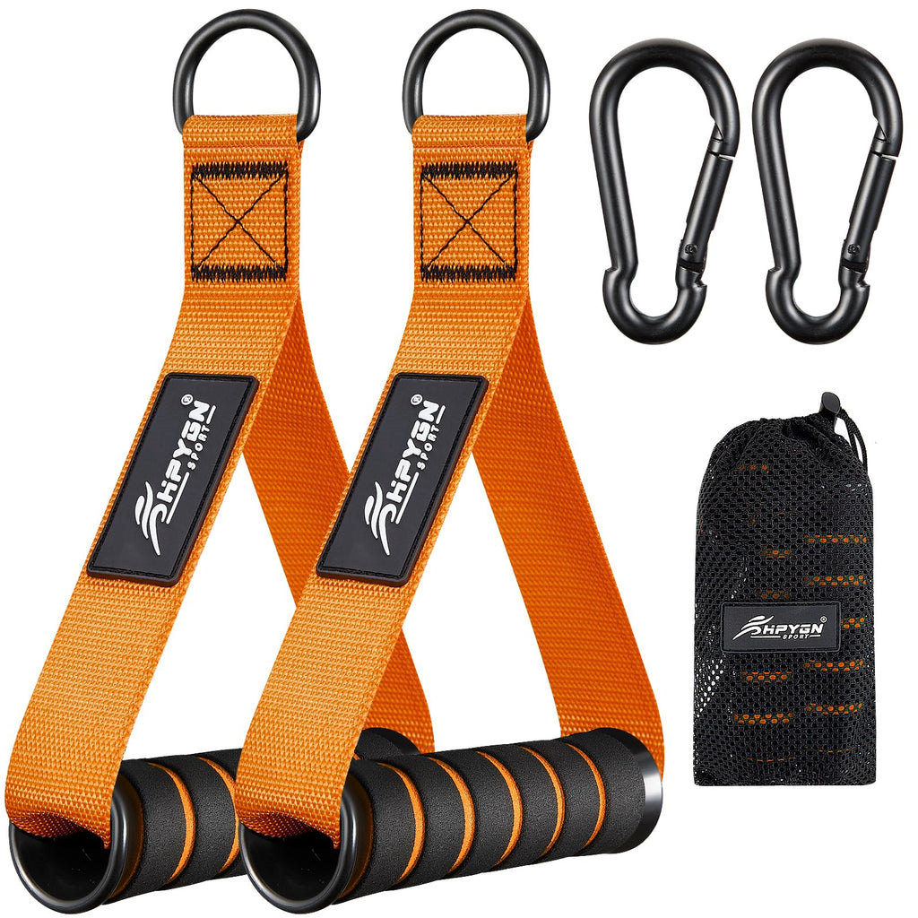 Exercise Handles, Gym Replacement Handle Attachments For Cable Machine Pulleys, Resistance Band And Strength Trainer, Pull Down 