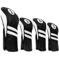 Proactive Sports Vintage Golf Club Head Covers For Driver, Fairway Woods, And Hybrid (1,3,5,X) | Headcovers Fit Up To 460Cc | Cl