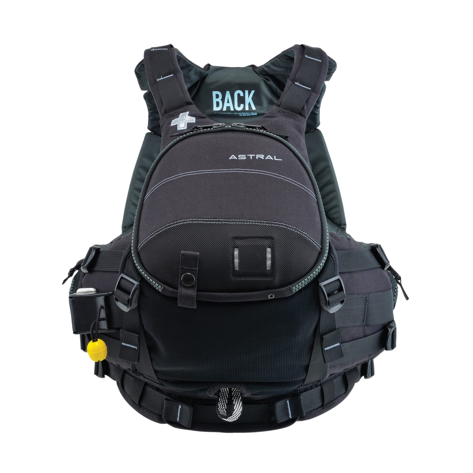 Astral, Greenjacket Life Jacket Pfd For Whitewater Rescue, Sea, And Stand Up Paddle Boarding, Midnight Black, Large/X-Large