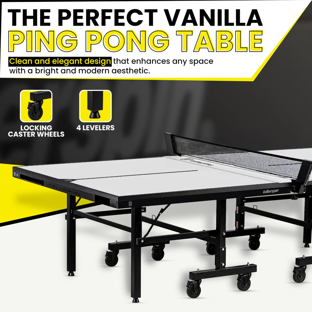 Killerspin Myt 415Max - Table Tennis Table, Vanilla