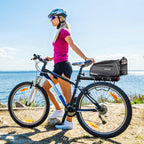 JXFUKAL Bike Bags for Bicycle Rear rack - 9.5L/17L/40L Hard Shell Waterproof Bike Ebike Trunk Pannier Saddle Seat Bag Carrier wi