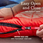 Coleman Sleeping Bag-Tidelands 40 Mummy Sleeping Bag For Adults