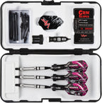 Viper Grim Reaper 80% Tungsten Soft Tip Darts With Storage/Travel Case, Fine Knurling, 18 Grams