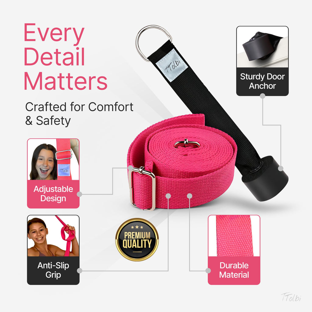 Ttolbi Door Leg Stretcher Gift: Stretching With Leg Flexibility Trainer, Dance Equipment: Splits Trainer Bands For Stretching In