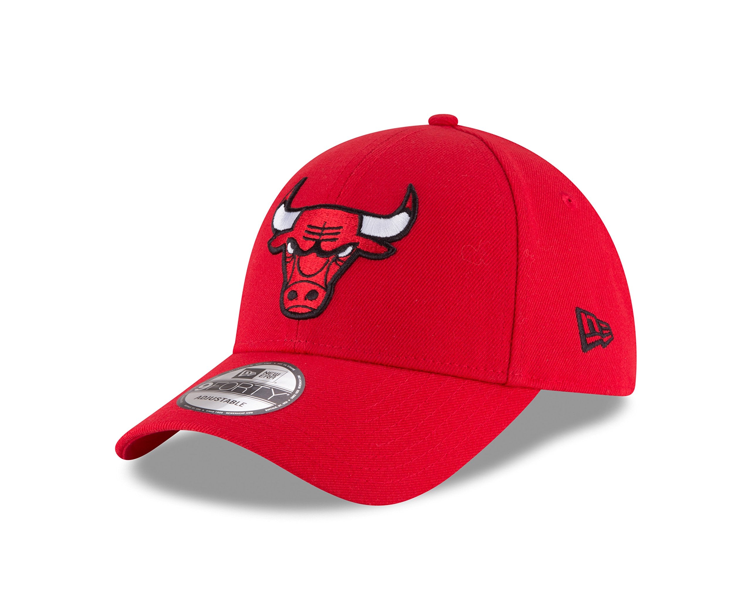 New Mens Era Nba Chicago Bulls The League 9Forty Adjustable Cap, Red, One Size