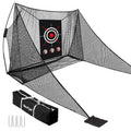 Beutyal 10x7ft Golf Hitting Net for Backyard Driving Real Golf Balls, Heavy Duty Practice Net with Built-in Side Shank Nets, Gol