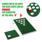 Oofit Golf Chipping Game Set Combined Pong Game, Exciting Chip Game For Enthusiasts And Beginners, Golfing Practice Games Indoor