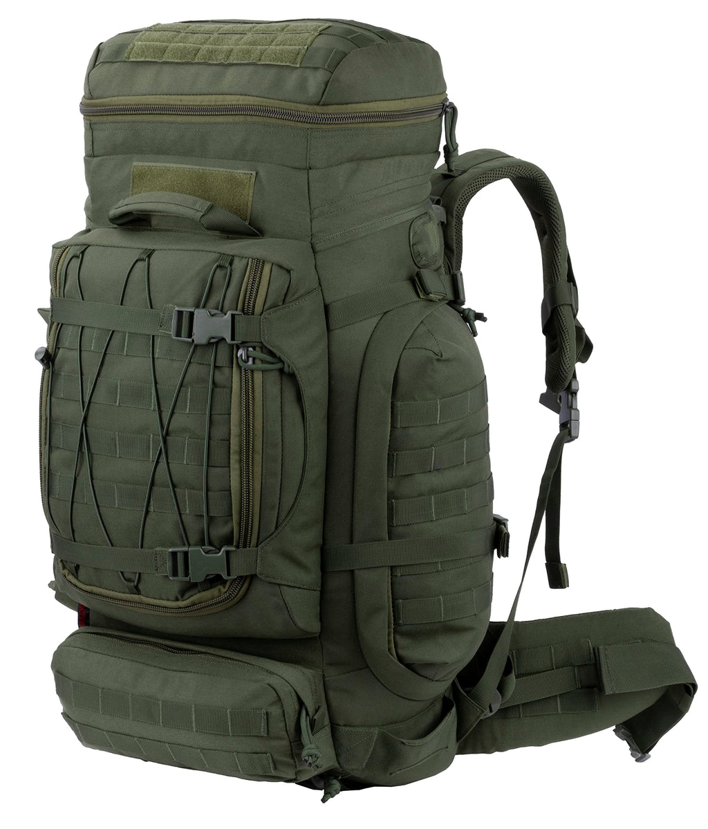 Xmilpax Large Internal Frame Backpack Tactical Molle Pack For Camping Backpacking Hunting Bushcraft Adventure 70L