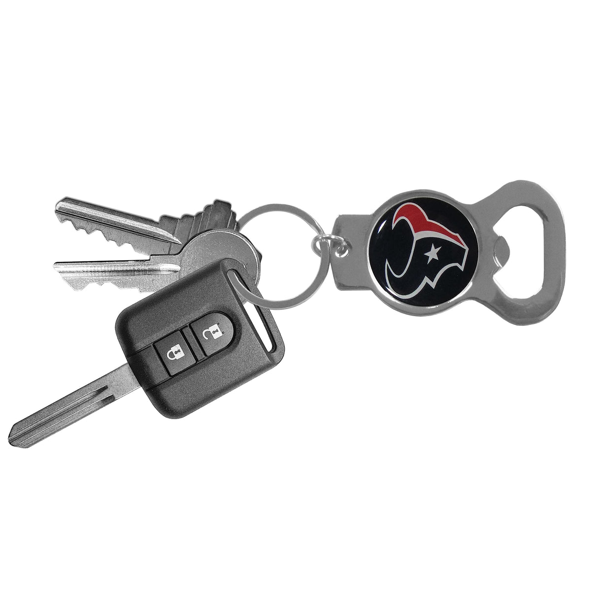 Nfl Siskiyou Sports Fan Shop Houston Texans Bottle Opener Key Chain One Size Team Color