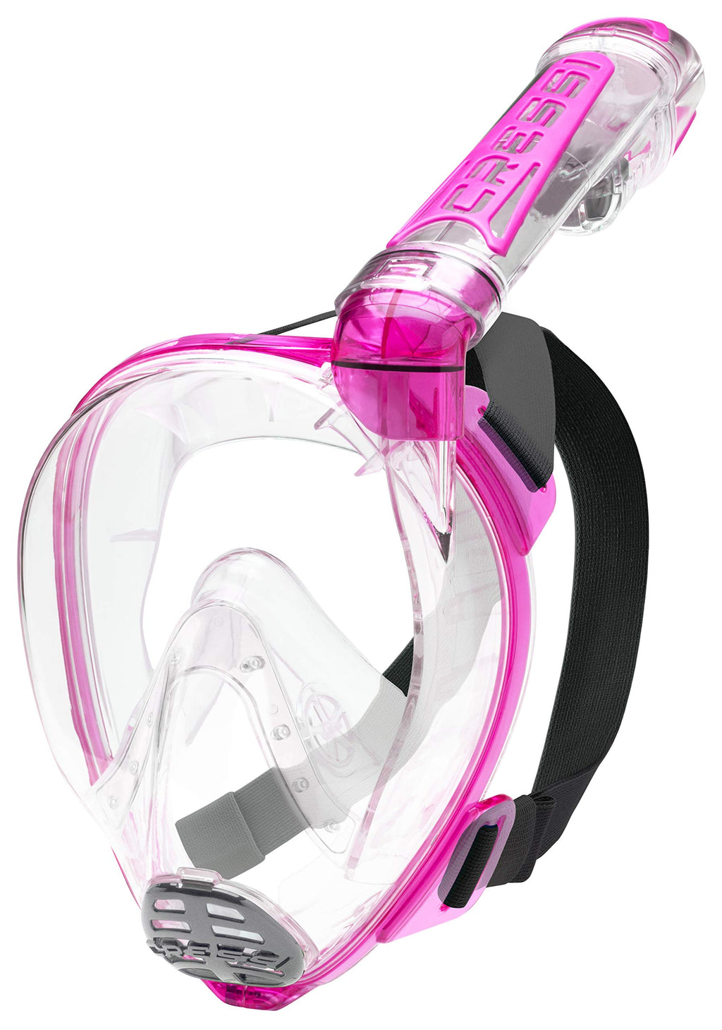 Cressi Duke Dry, Clear/Translucent Pink, S/M