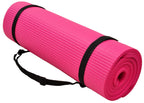 Balancefrom Goyoga+ All-Purpose 1/2-Inch Extra Thick High Density Anti-Tear Exercise Yoga Mat And Knee Pad With Carrying Strap (