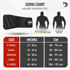Dmoose Gym Belt For Men Weight Lifting. Weight Belt Gym Squat Weightlifting Powerlifting Workout Heavy Duty Training Strength Tr