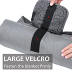 Tirrinia Outdoors Waterproof Blanket, 59      X 79       Sherpa Fleece Stadium Windproof Throw Mat For Boat, Traveling, Camping,