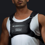 Mvrk Water Resistant Chest Pack - Minimalist Running Pack For Workouts, Running Phone Holder With Extra Storage, Lightweight Run