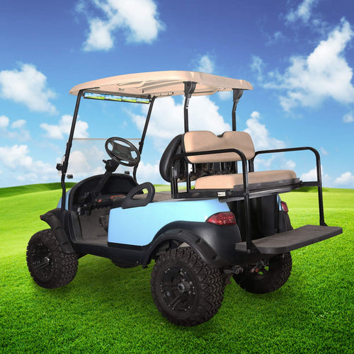 10L0L Universal Golf Cart 4 Panel Mirror For Yamaha Ezgo Club Car, Eliminate Blind Spots Rear View Mirror