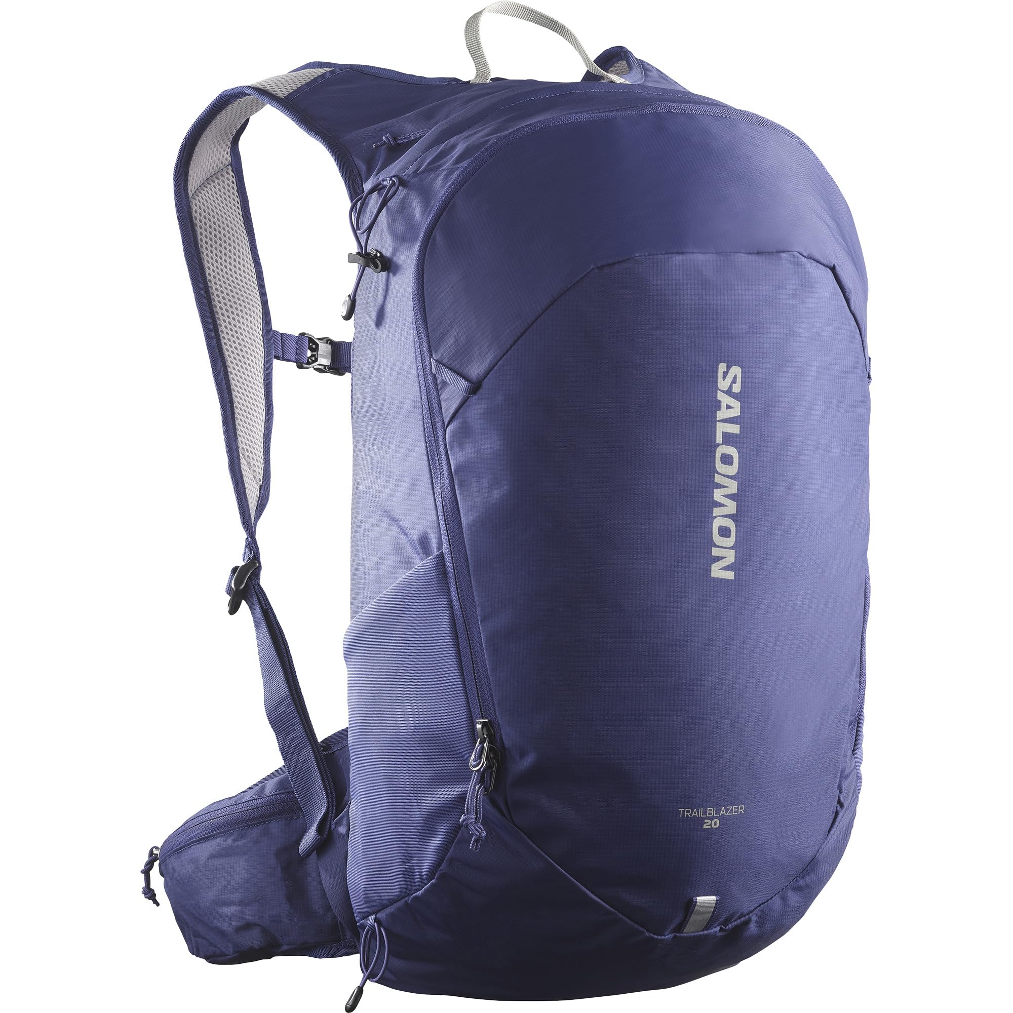Salomon Unisex Trailblazer 20, Hiking & Trekking Backpack, 20-Liter - Mazarine Blue/Ghost Gray