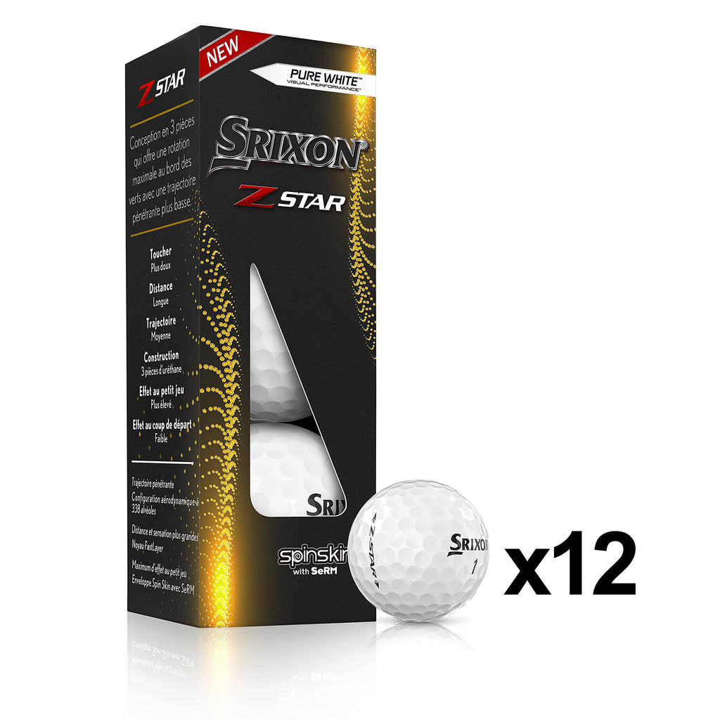 Srixon 2021 Z-Star Golf Ball-White-Dozen