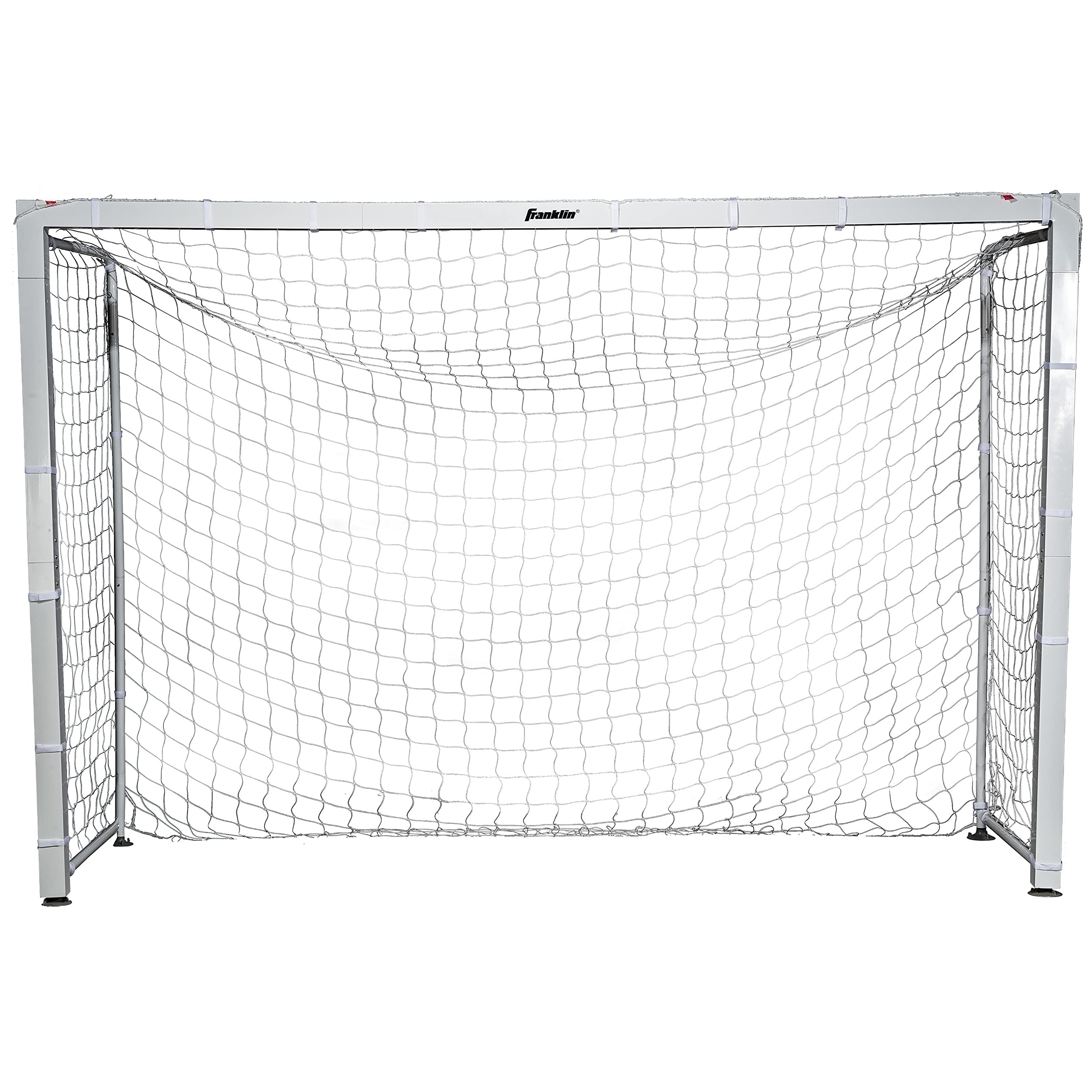 Franklin Sports Futsal Goal - Aluminum Official Size Goal - Indoor Soccer Net - Folding, Portable Futsal + Soccer Net - 9' 10''