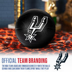 Franklin Sports Nba San Antonio Spurs Mini Foam Basketball - Kids 5.5'' Inch Toy Basketball For Over The Door + Mini Indoor Hoop