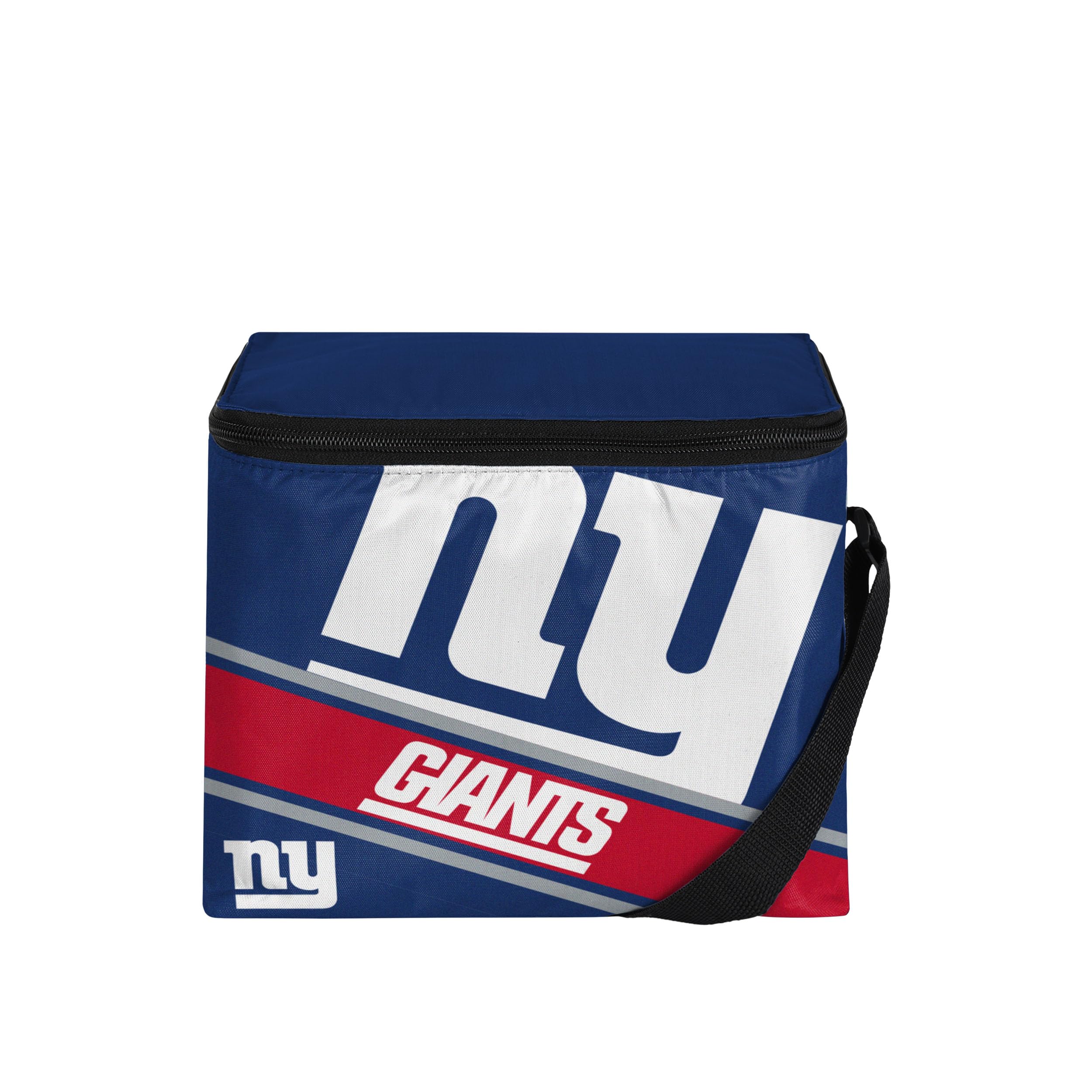 FOCO New York Giants Big Logo Stripe 6 Pack Cooler