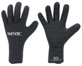 Seac Ultraflex, 5 Mm Ultra-Elastic Neoprene Gloves For Diving And Spearfishing, Anti-Slip, Black, Medium