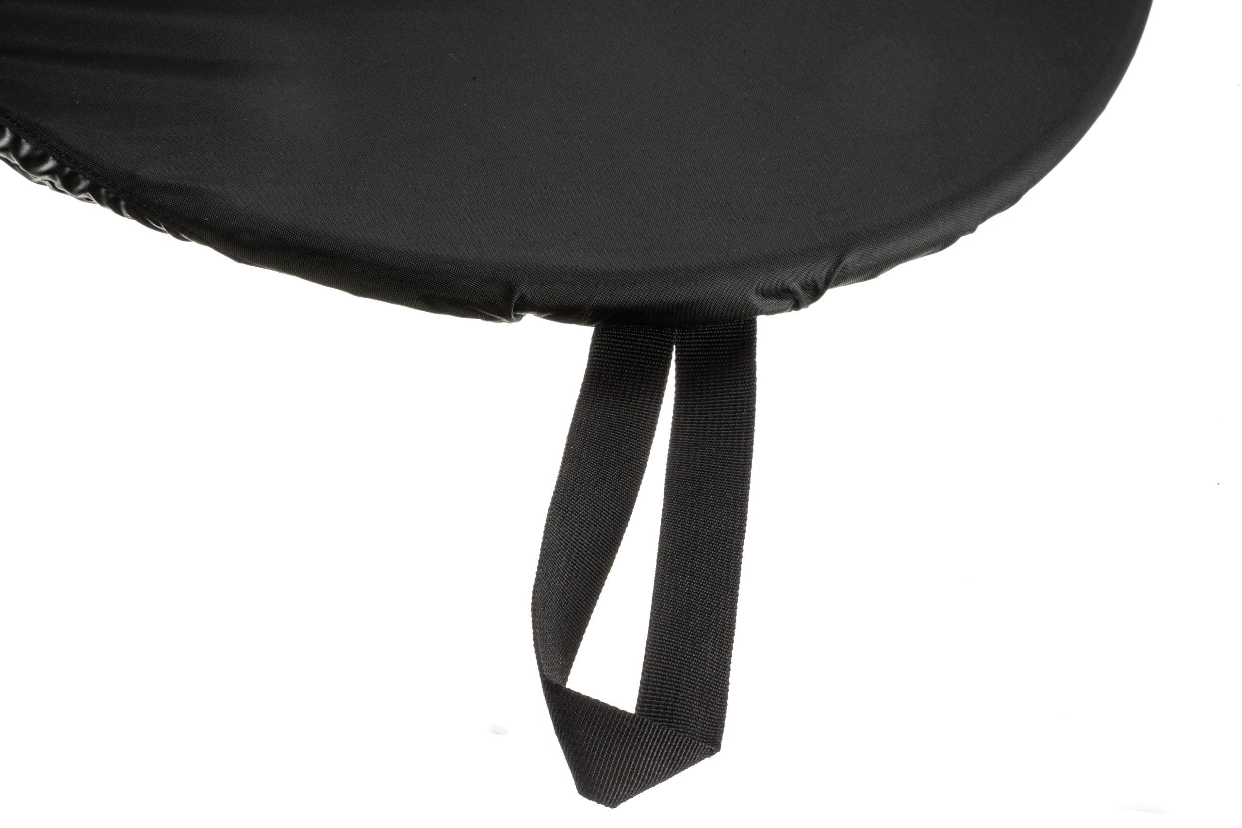 Attwood 11776-5 Kayak Nylon Spray Skirt With Mesh Storage Bag, Black
