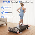 Deerrun 2024 Upgrade Walking Pad, Smart Under Desk Treadmill For Home, No-Assembly Treadmills, App/Remote Control, Led Display,
