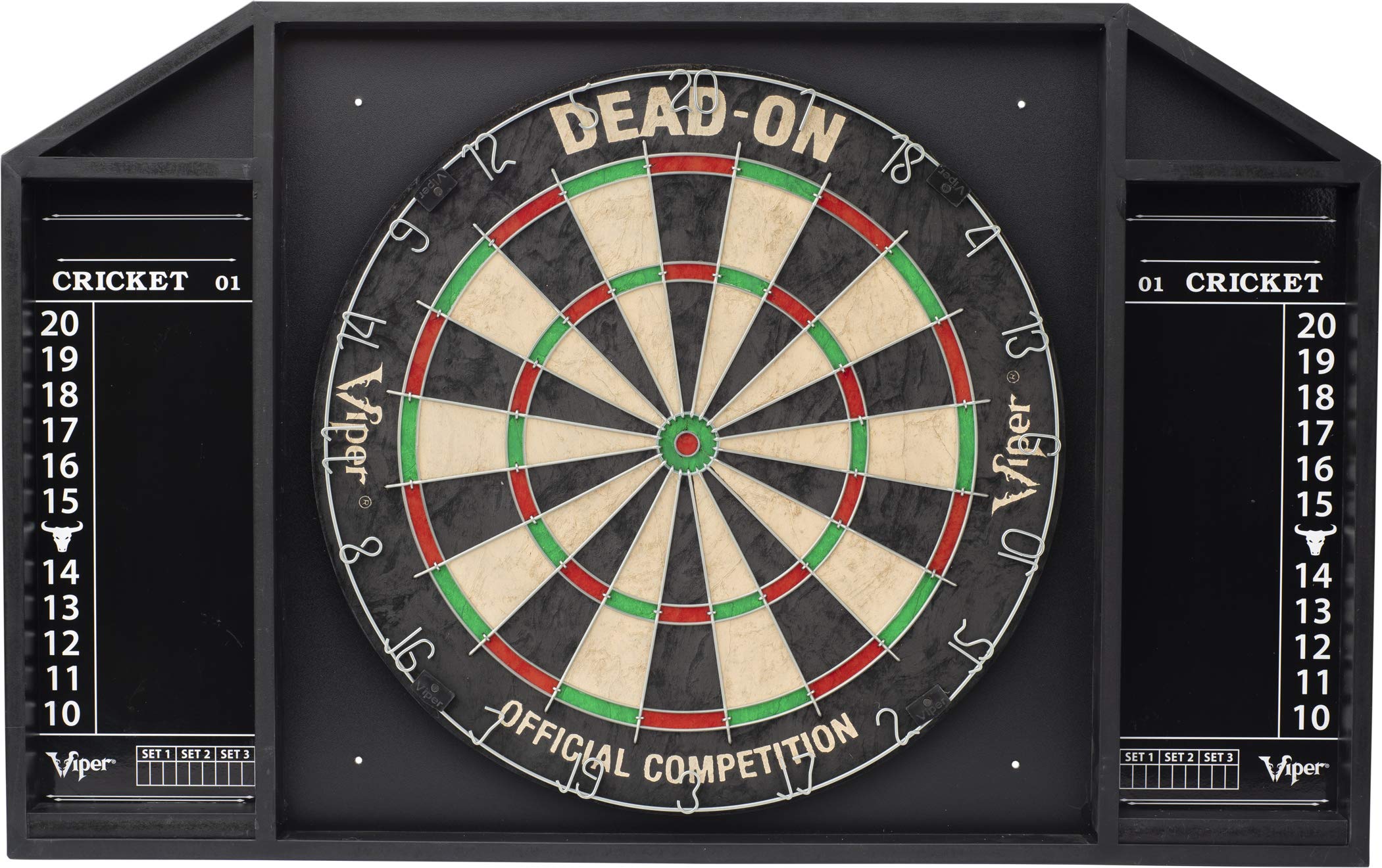 Viper By Gld Products Resolute Dart Backboard, Dead On, Viper V100 Standard Red Flights, Viperlock Shade Medium Red Shafts, Addi