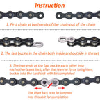 Hotop 8 Pairs Bicycle Missing Link For 6, 7, 8, 9, 10 Speed Chain, Silver, Reusable (6 7 8 Speed)