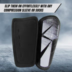 Vizari Vector Soccer Shin Guard – Black