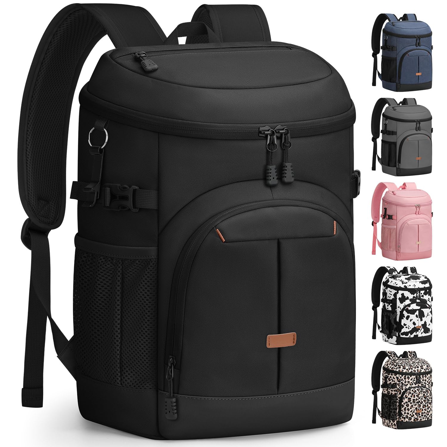 Pritent Cooler Backpack for Men Women Insulated Waterproof Backpack Coolers Leak Proof Cooler Bag Lightweight Lunch Backpack for