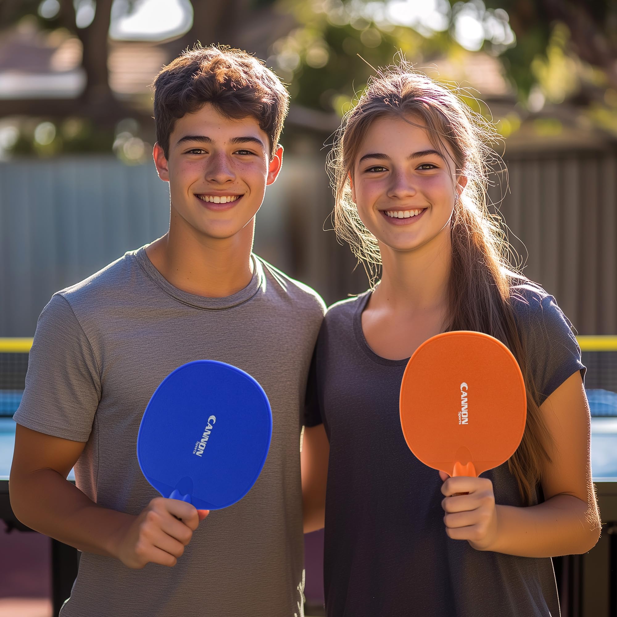 Cannon Sports Table Tennis Paddle - Unbreakable And Weather Resistant For Indoor/Outdoor (Royal Blue)