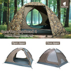 Geertop 4-Person Camping Tent 4 Season Waterproof Family Tent Lightweight Backpacking Tent Easy Setup For Hiking Outdoor Travel