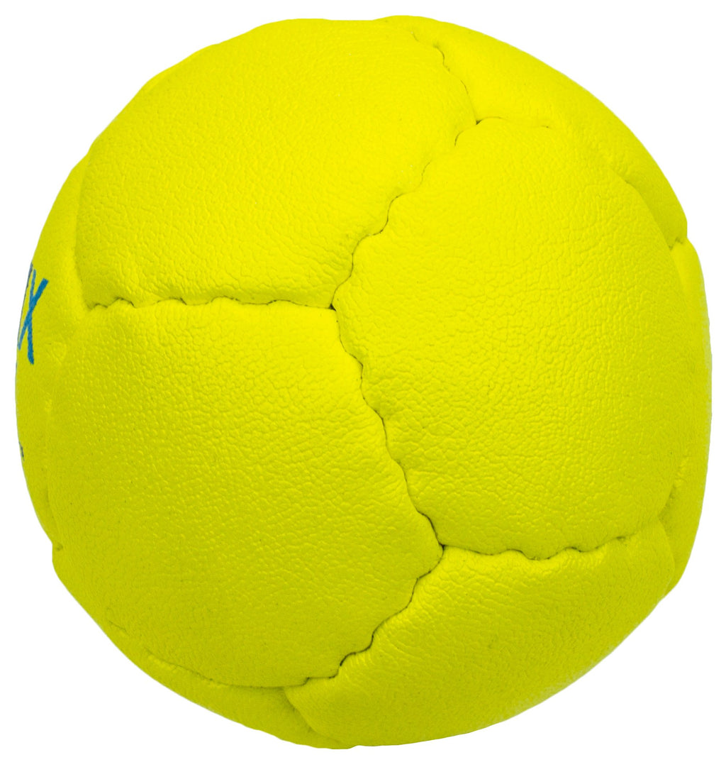 Swax Lax Lacrosse Training Ball - Indoor Outdoor Practice Less Bounce & Rebounds (Yellow)