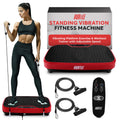 Hurtle Fitness Vibration Platform Machine - Home Gym Whole Body Shaker Exercise Machine Workout Trainer Fast Weight Loss with Re