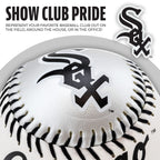 Franklin Sports Chicago White Sox Mlb Team Baseball - Mlb Team Logo Soft Baseballs - Toy Baseball For Kids - Great Decoration Fo
