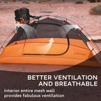 Clostnature Crux Lightweight Tent For Backpacking - 3 Person Ultralight Backpacking Tent, Waterproof Easy Setup Camping Tent, Hi