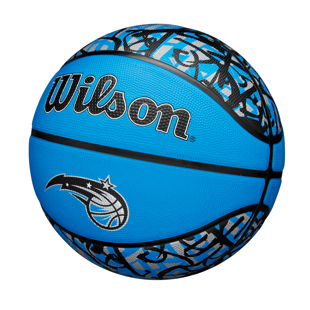 Wilson Nba Team Graffiti Basketball - Orlando Magic, Size 7-29.5''