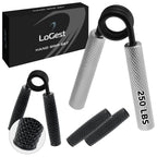 Logest Metal Hand Grip Strengthener 100Lb-350Lb No Slip Heavy-Duty Grip Strengthener With Gift Box, Great Wrist & Forearm Hand E