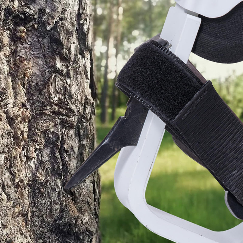 Vevor Tree Climbing Spikes, 1 Pair Aluminum Climbing Spurs, 350Lbs Load Capacity Tree Climbing Gear With Straps And Spike Protec