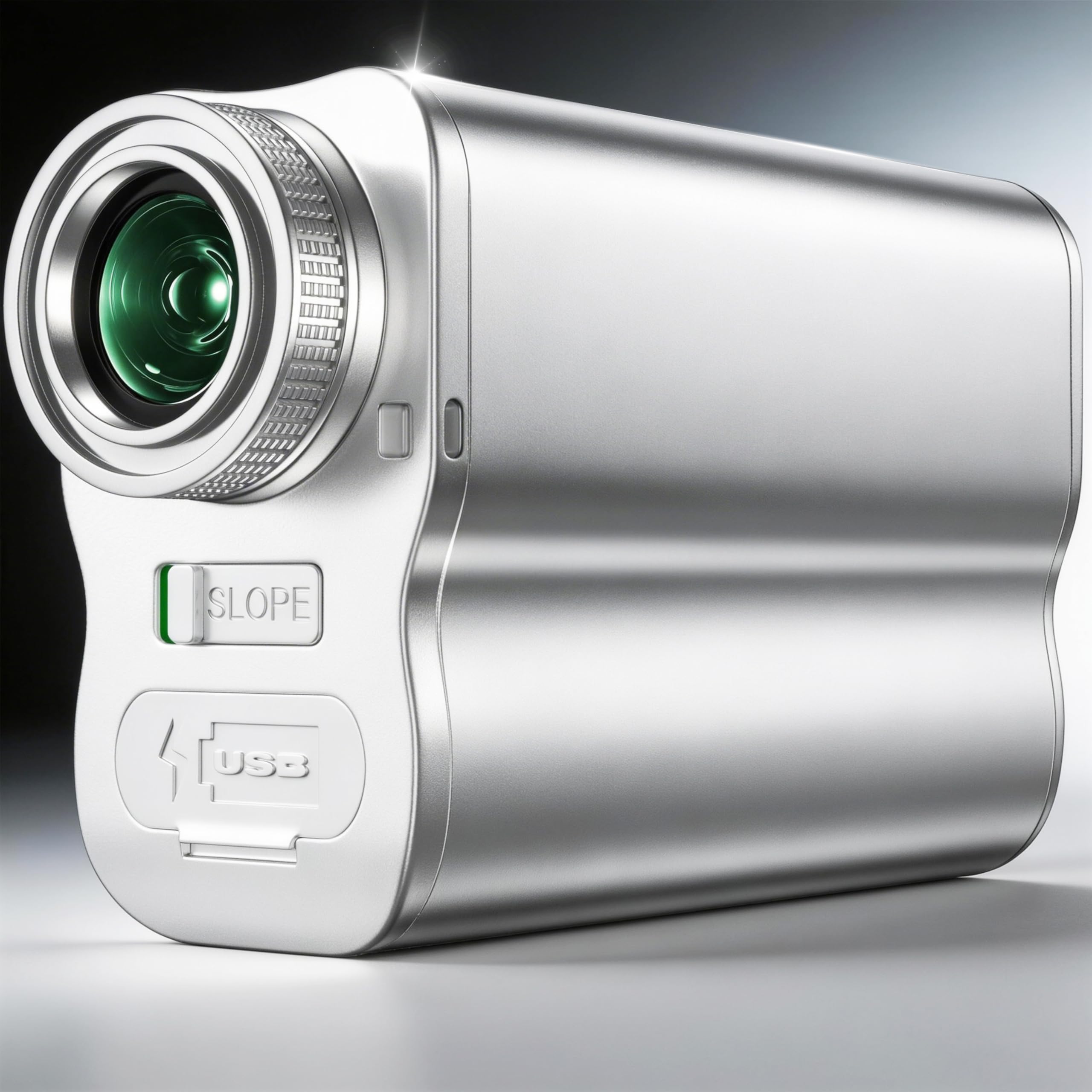 1200 Yards Golf Range Finder with External Slope Switch, Magnetic Aviation Aluminum Body, 7X Magnification Laser Rangefinder for