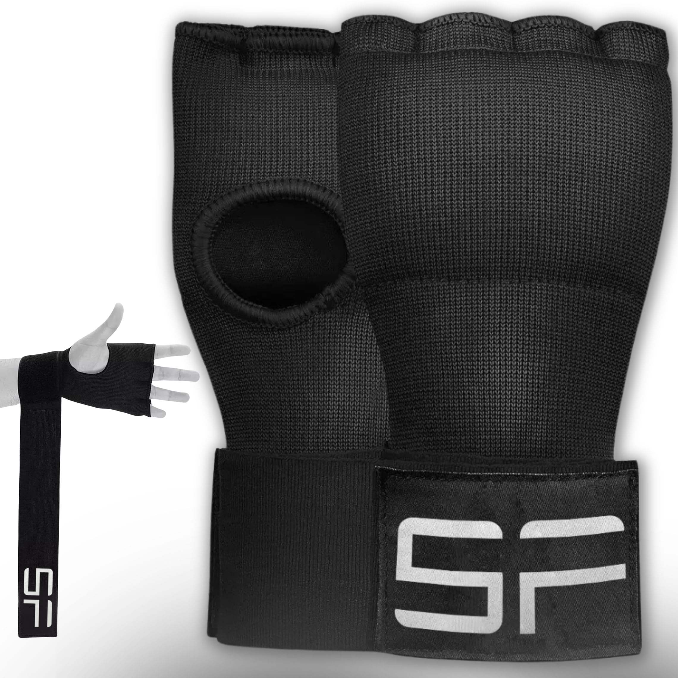 Shadowfit? Gel Boxing Hand Wraps Inner Gloves For Training: Pair Of Wrist & Hand Wraps For Men Women - Mma Kickboxing Punching G