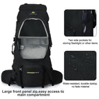 N Nevo Rhino Internal Frame Hiking Backpack 50/60/65/70/80L, Mountain Climbing Camping Backpack Daypack Waterproof Rain Cover