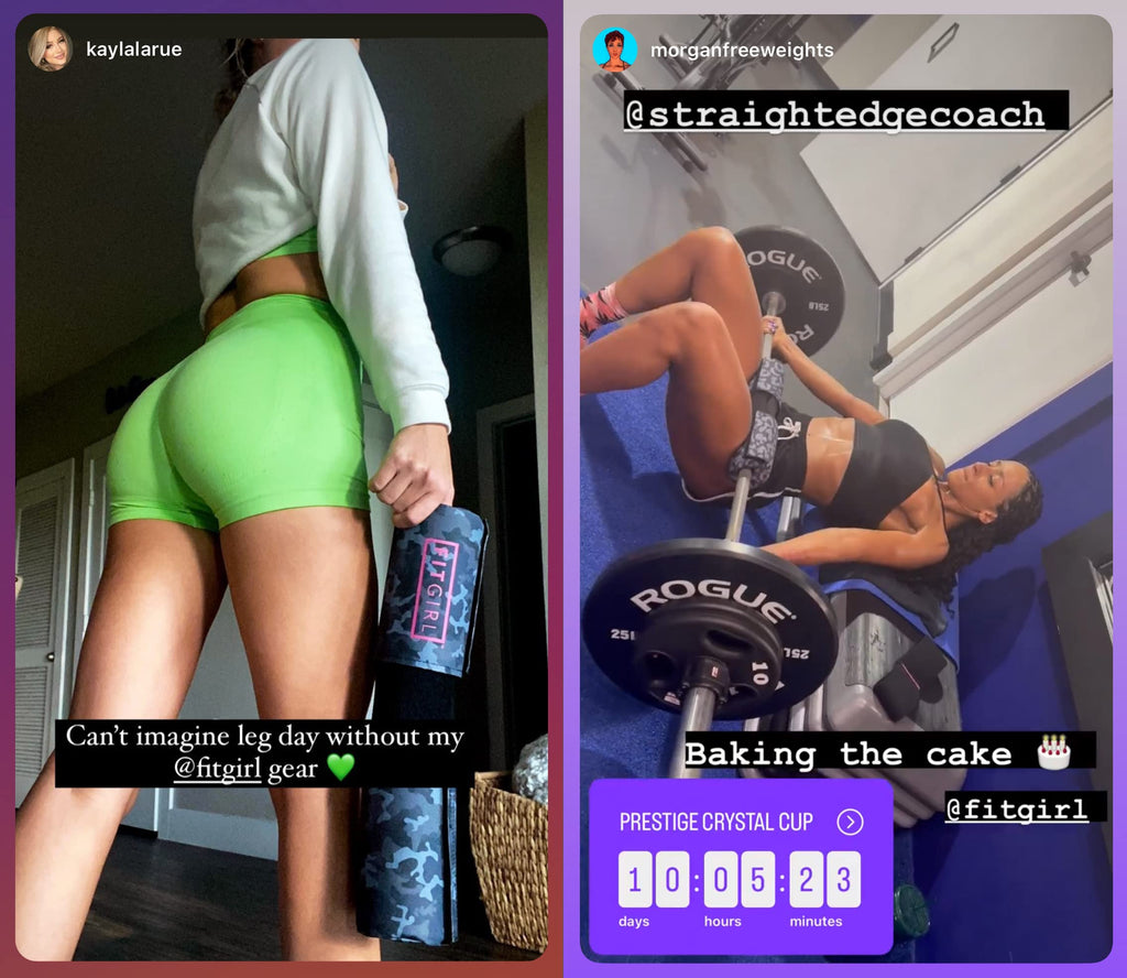 Fitgirl - Hip Thrust Pad And Squat Pad For Leg Day, Barbell Pad Stays In Place Secure, Thick Cushion For Comfortable Squats Lung