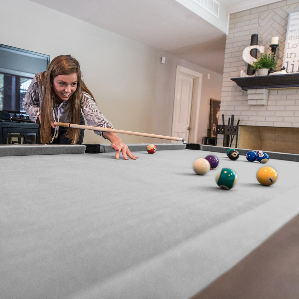 Atomic 7 Hampton 3-In-1 Combination Table Includes Billiards, Table Tennis, And Dining Table With Dual Storage Bench Seating, Gr